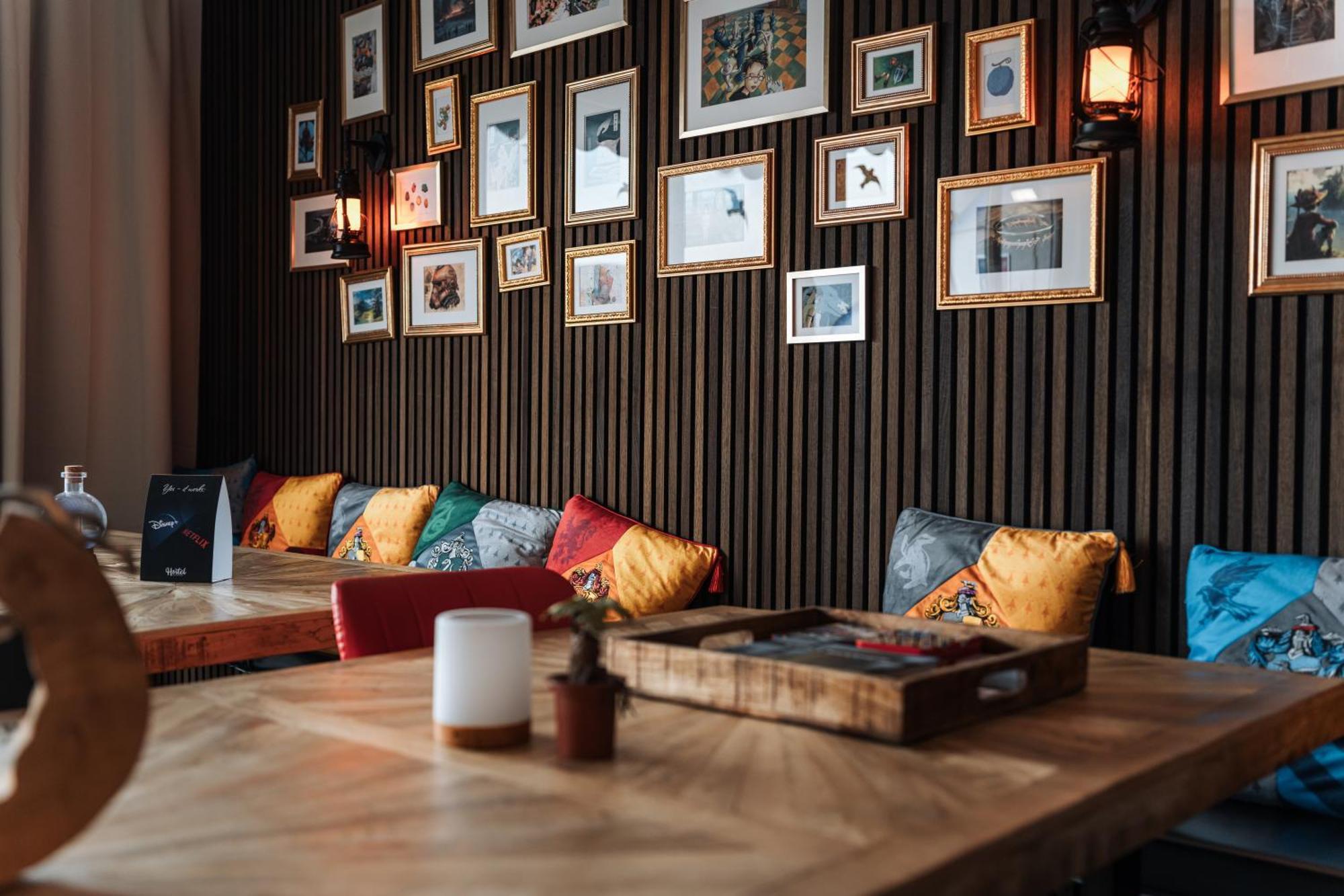 Hostel 만하임 외부 사진 Interior of the restaurant